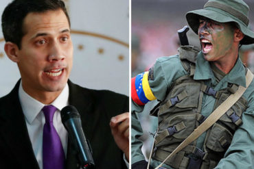 ¡LEA! Guaidó a militares de medio y bajo rango: Simplemente, les decimos que rompan el miedo