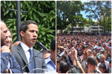 ¡LEA! El mensaje de Guaidó antes de salir a la marcha del #12Feb: Exigimos la ayuda humanitaria y honramos a los caídos