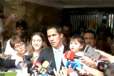 ¡LO ÚLTIMO! Guaidó desde su casa agradece el apoyo de los ciudadanos y encara al régimen: “La familia se respeta”