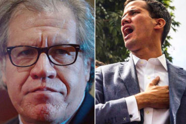 ¡PREOCUPADO! Almagro pide a la comunidad internacional estar alerta ante posible intento de detención de Guaidó