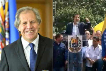 ¡RESPALDO! Almagro ofrece reconocimiento a Juan Guaidó como presidente encargado de Venezuela