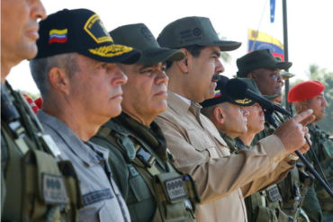 ¡HUELE A MIEDO! Maduro pone a prueba su “fuerza militar” en Valencia: “¿Ustedes son golpistas o antiimperialistas?”