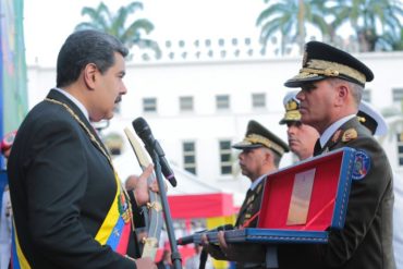 ¿CÓMO ES LA COSA? Maduro promete instaurar un “Poder Militar” tras recibir juramento de lealtad de Padrino