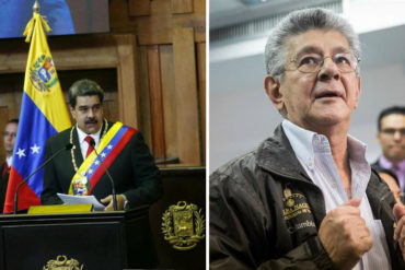 ¿QUE QUÉ? Maduro metió a Ramos Allup en su discurso de juramentación: «Me hubiera gustado derrotarte en las elecciones del 20 de mayo»