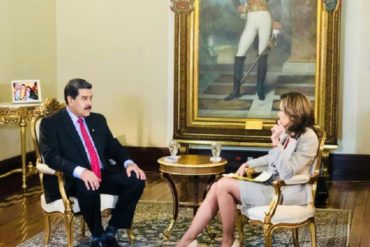 ¡TE LA CONTAMOS! La razón por la que Maduro buscó ser entrevistado por María Elvira Salazar (+Video)