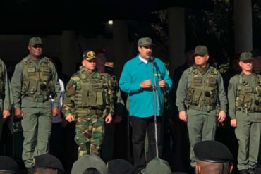 ¡SE PAVONEA! Maduro asistió a las prácticas militares de la Brigada 41 en Valencia este #27Ene