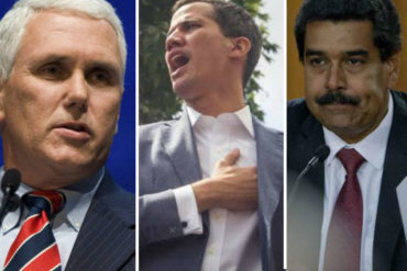 ¡NO SE LA CALÓ! Mike Pence condena detención de Guaidó: Este asalto a la ley y la Constitución debe ser condenado por todas las naciones