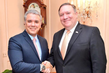 ¡OYE, NICO! Mike Pompeo e Iván Duque inician el 2019 discutiendo salidas a la crisis en Venezuela #1Ene