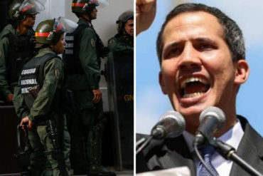 ¡ENTÉRESE! Guaidó denuncia que grupo de militares quemó Ley de Amnistía «por presiones»