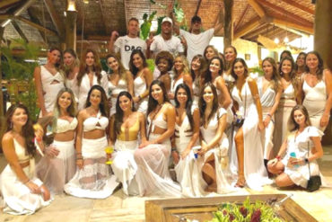 ¡POR TODO LO ALTO! Neymar despidió el Año con fiesta exclusiva y acompañado de familia, amigos y 26 mujeres (+Fotos)