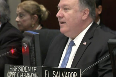 ¡ENTÉRESE! Mike Pompeo en la OEA: Estamos listos para proveer 20 millones de dólares en ayuda humanitaria para Venezuela