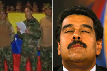 ¡ÚLTIMA HORA! Militares venezolanos en Colombia le dan la espalda a Maduro: Reconocemos a Guaidó como Comandante en Jefe (+Video)