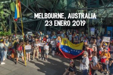 ¡NICOLÁS SE RETUERCE! Venezolanos en Australia protestaron contra Maduro este #23Ene (+Videos)