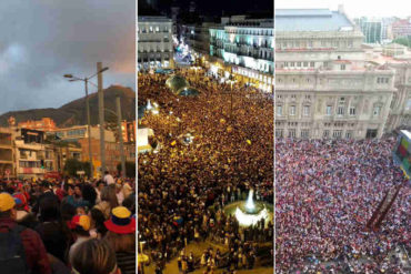 ¡MASIVAS! Las multitudinarias concentraciones de venezolanos en varias partes del mundo en apoyo a Guaidó (+Videos)