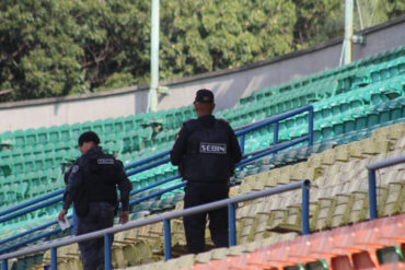 ¡CAUSÓ POLÉMICA! Funcionarios del Sebin inspeccionan tribunas del estadio Universitario (+Fotos +rumor)