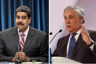 ¡CLARITO! Antonio Tajani condena inhabilitación política de Guaidó: Si hay alguien que debe ser inhabilitado es Maduro