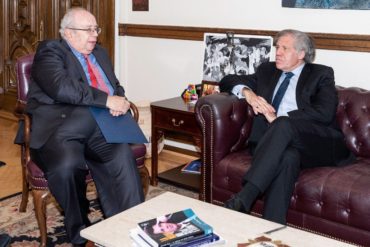 ¡SÉPALO! Representante de Venezuela ante la OEA, Gustavo Tarre, se reunió con Luis Almagro (+Foto)