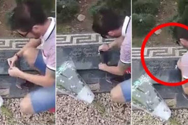 ¡DE TERROR! Este es el infierno que vive un turista luego de haber inhalado cocaína en la tumba de Pablo Escobar (+Video)