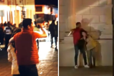 ¡TERRIBLE! Venezolano en Ecuador mató a puñaladas a su mujer embarazada en plena calle (+Video MUY fuerte)