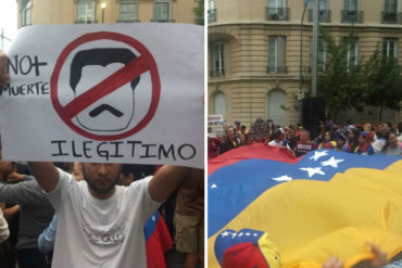 ¡EMOTIVO! La consigna que gritaron venezolanos en Argentina para agradecer su apoyo ante ilegítima juramentación de Maduro (+Fotos)(+Videos)