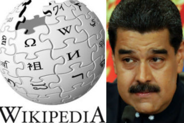 ¿ENTONCES, NICO? Wikipedia registra a Maduro como presidente de Venezuela, pero con legitimidad “cuestionada” (+Prueba)