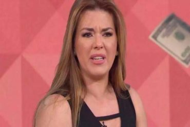 ¡PARA LLORAR! La matada que se dio Alicia Machado durante un programa en vivo (+Video)