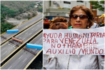 ¡VALIENTE! Venezolano se ofrece para quitar obstáculos que impiden entrada de la ayuda: «Si es de morir, pues moriremos, pero ya basta» (+Video)