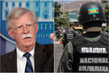 ¡CLARO Y CONTUNDENTE! Bolton advirtió a militares venezolanos que serán “responsabilizados” en caso de violencia (Monitorea ingreso de ayuda humanitaria)