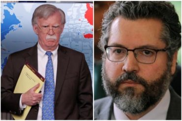 ¡TE LO CONTAMOS! Bolton conversa con canciller de Brasil sobre logística para entrega de ayuda humanitaria a Venezuela