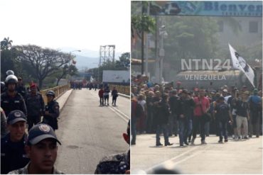 ¡LO ÚLTIMO! Reportan llegada de colectivos al puente Simón Bolívar para impedir ingreso de la ayuda humanitaria (+Fotos y Video)