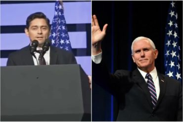 ¡SE LO CONTAMOS! Carlos Vecchio agradece el apoyo de Mike Pence: “Yo confío en él, es un hombre de valores y principios”