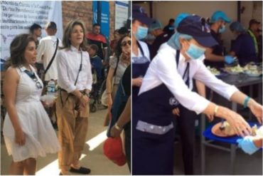 ¡ADMIRABLE GESTO! Hija de ex presidente JF Kennedy sirve almuerzos a refugiados venezolanos en Cúcuta (+Fotos)