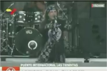 ¡AY, POR FAVOR! El desubicado y jala-jala mensaje de Paul Gillman desde el concierto de Maduro (+Video)