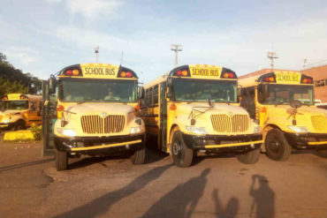 ¡LE MOSTRAMOS! Los autobuses “gringos” que llegaron a Guayana y desmienten la excusa del bloqueo