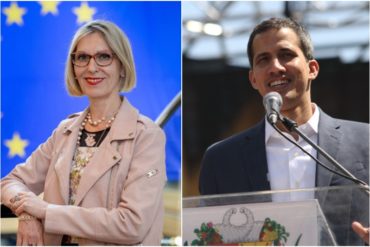 ¡EMOCIONADA! Beatriz Becerra a Guaidó: “Bienvenido a la casa de los europeos, presidente”