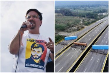 ¡SARCASMO! Freddy Guevara sobre obstáculos en la frontera: «Maduro solo tiene 2 semanas en la oposición y ya está haciendo guarimbas»