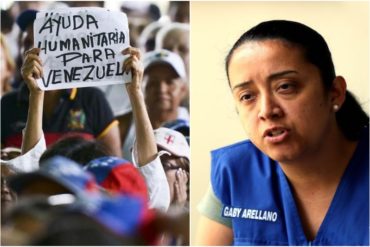 ¡MÁS BUENAS NOTICIAS! Gaby Arellano asegura que después del #23Feb llegarán “grandes cargas” de ayuda humanitaria a todo el país (+Videos)