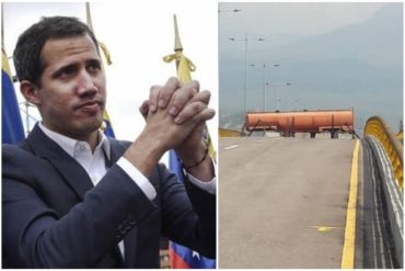 ¡TE LO CONTAMOS! Lo que dijo Guaidó de las tanquetas y containers que bloquean el paso de la ayuda humanitaria (+Video)