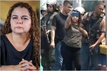 ¡PERO QUIEREN LA PAZ! Iris Varela llegó al puente de Ureña acompañada de la GNB y colectivos armados (+Video)