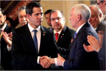 ¡HASTA EL FINAL! Pence tras conversar con Guaidó: «Estados Unidos continuará apoyándolos hasta que su libertad esté restaurada»