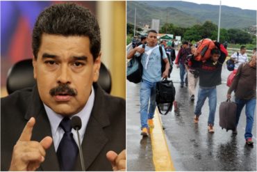 ¡MITÓMANO! Maduro niega migración de venezolanos por la crisis: «Somos un país receptor de inmigrantes» (+ Negó cifras de la ONU)