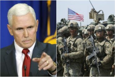 ¡CONTUNDENTE! Mike Pence: Nuestras fuerzas están listas para responder en cualquier momento y en cualquier lugar (+Video)