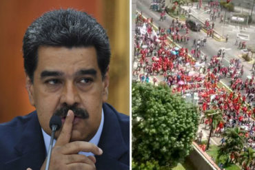 ¿NO SERÁ LA DE GUAIDÓ? Maduro fantasea y dice que la marcha del oficialismo fue «larguísima»: Más de 2 kilómetros, de punta a punta