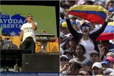 ¡GRANDE! El sentido mensaje de Ricardo Montaner: “Estoy aquí para darles esperanza. Que viva Venezuela libre” (+Videos)