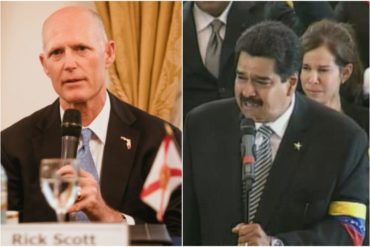 ¡SIN PELOS EN LA LENGUA! Rick Scott sobre un diálogo en Venezuela: «Solo hay que negociar la fecha para que haya elecciones» (no dejarán de presionar a Maduro)