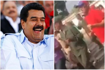 ¡DEPRIMENTE! Así preparan a un grupo de chavistas para “enfrentar la invasión gringa” (+Video)