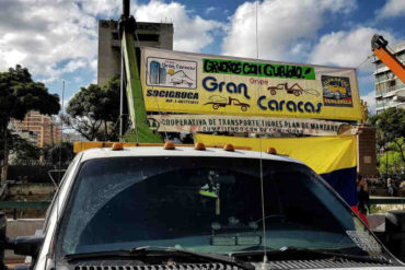 ¡SEPA! Transportistas se reúnen en Altamira en apoyo a Juan Guaidó (+Fotos)