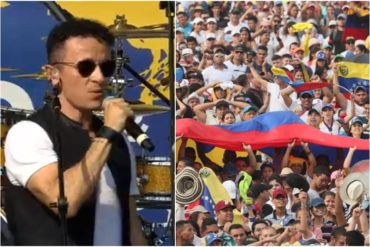 ¡EMOTIVO! Fonseca desde el Venezuela Aid Live: Hoy es un día de paz, hoy todos somos Venezuela (+Videos +Presentación)