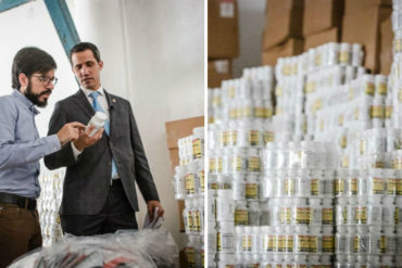 ¡EL RÉGIMEN SE RETUERCE! Juan Guaidó entregó primer cargamento con ayuda humanitaria (+Fotos)