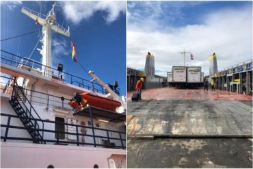 ¡MIRE! Así zarpó el barco que salió desde Puerto Rico con ayuda humanitaria para Venezuela (+Fotos +Video)